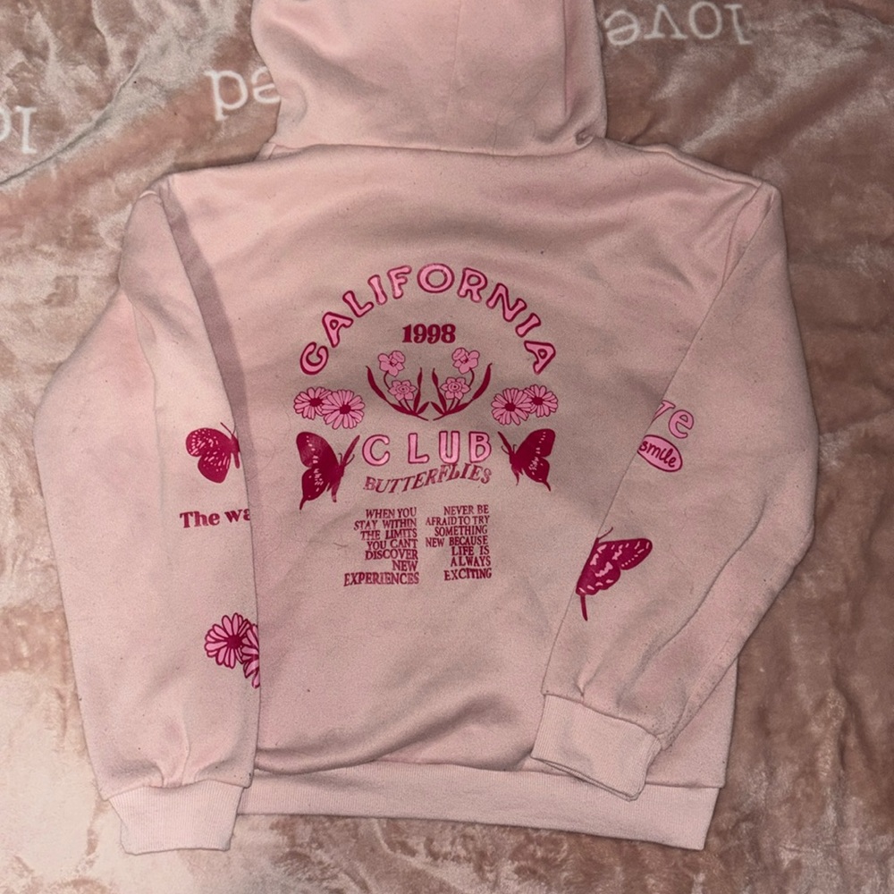 pink butterfly sweatshirt🩷